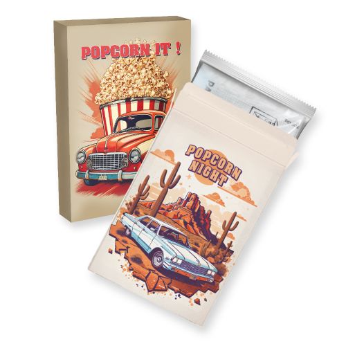 Mikrowellen Popcorn salzig (vegan), ca. 100g, Faltschachtel