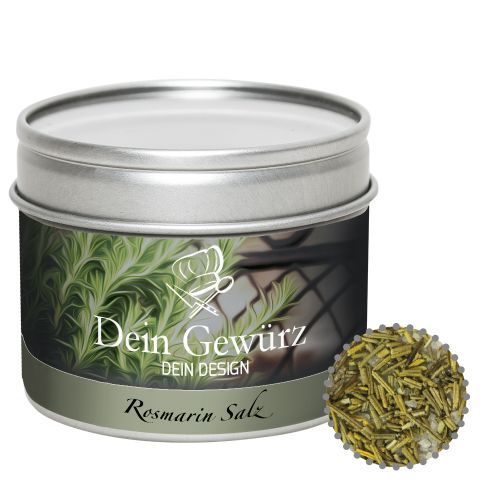 Gewürzmischung Rosmarin-Salz, ca. 75g, Metalldose mit Sichtfenster