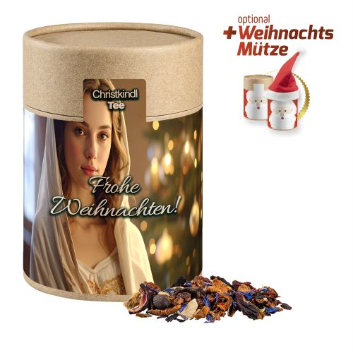 Christkindl Tee, ca. 120g, Kraftpapierdose Maxi