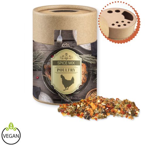 Weihnachts Gewürzmischung Geflügel, ca. 60g, Kraftpapierstreuer Midi