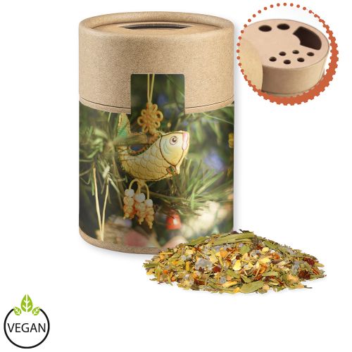 Weihnachts Gewürzmischung Fisch, ca. 60g, Kraftpapierstreuer Midi