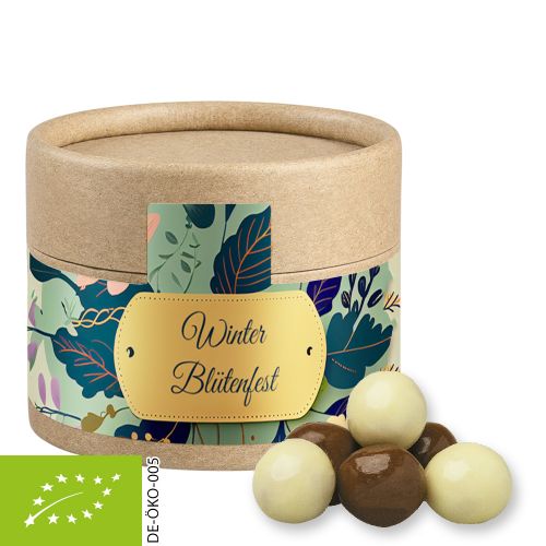 Bio Knusperkugeln-Mix, ca. 25g, Biologisch abbaubare Eco Pappdose Mini