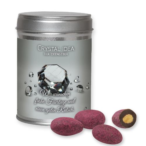 Zartbitter-Himbeer Mandeln, ca. 100g, Dual-Dose