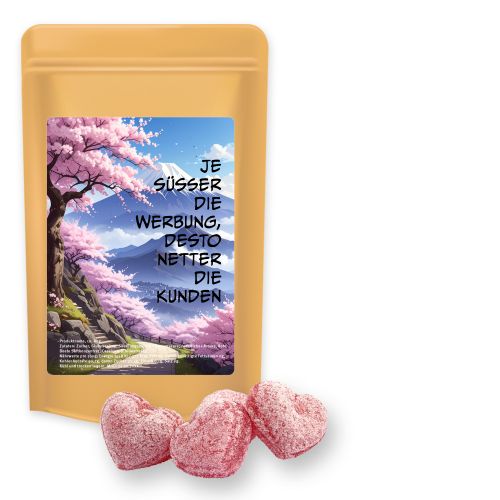 Kirschbonbons mit Magnesium (vegan), ca. 80g, Standbeutel Midi